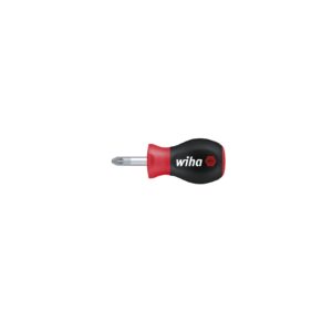 Wiha Wkrętak SoftFinish Pozidriv z krótkim trzonem okrągłym, Stubby PZ1 x 25 mm (26971)