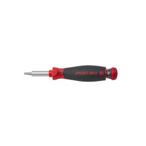 Wiha Wkrętak z magazynkiem bitów PocketMax® magnetyczny mieszany z 8 bitami, 1/4" (45292)