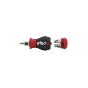 Wiha Wkrętak z magazynkiem bitów Stubby mieszany z 7 bitami podwójnymi 1/4" (43613)