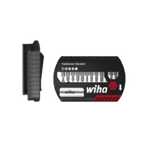 Wiha Zestaw bitów FlipSelector Standard 25 mm mieszany 13-cz. 1/4" C6,3 z zaczepem na pasek (39083)