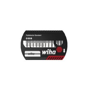 Wiha Zestaw bitów FlipSelector Standard 25 mm Phillips, Pozidriv, TORX® 13-cz. 1/4" C6,3 z zaczepem na pasek (39060)