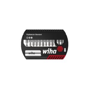 Wiha Zestaw bitów FlipSelector Standard 25 mm płaski, Phillips, Pozidriv 13-cz. 1/4" C6,3 (39029)