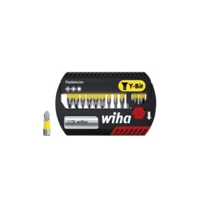 Wiha Zestaw bitów FlipSelector, bit Y 25 mm Phillips, Pozidriv, TORX® 13-cz. 1/4" C6,3 (41827)