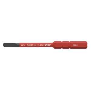 Wiha Bit slimBit electric płaski z bolcem 3.5 mm x 75 mm (44385)