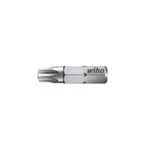 Wiha Zestaw bitów Standard 25 mm TORX® Tamper Resistant (z otworem) 1/4" w kasecie 2-cz. (38650)