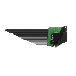Wiha Zestaw kluczy trzpieniowych w uchwycie ErgoStar TORX® MagicSpring® 13-cz. oksydowany chemicznie (36503)