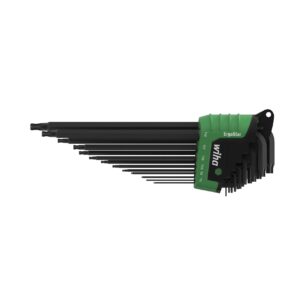 Wiha Zestaw kluczy trzpieniowych w uchwycie ErgoStar TORX® z główką kulistą 13-cz. oksydowany chemicznie (36487)