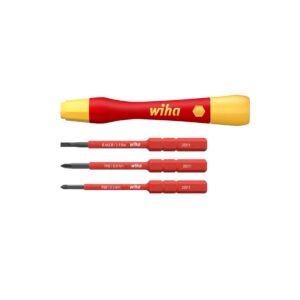 Wiha Zestaw wkrętaków precyzyjnych slimBits PicoFinish® slimVario® electric 4-cz. z bitami slimBit (43167)