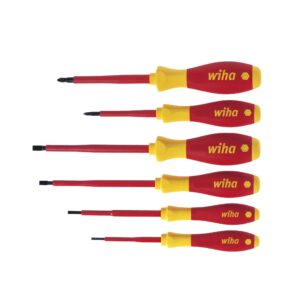 Wiha Zestaw wkrętaków SoftFinish electric płaski, Pozidriv 6-cz. (25477)