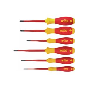 Wiha Zestaw wkrętaków SoftFinish electric slimFix płaski, Phillips, PlusMinus/Pozidriv 6-cz. (38362)