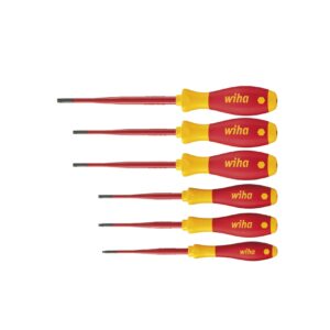 Wiha Zestaw wkrętaków SoftFinish electric slimFix TORX® Tamper Resistant (z otworem) 6-cz. (41245)