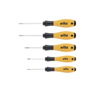 Wiha Zestaw wkrętaków SoftFinish ESD TORX® 5-cz. (27253)