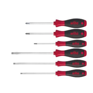 Wiha Zestaw wkrętaków SoftFinish płaski, Phillips/Pozidriv 6-cz. (26113)