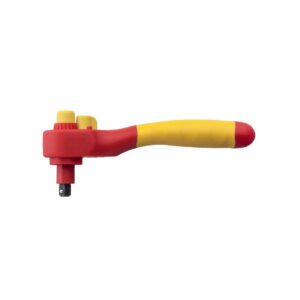 Wiha Izolowana grzechotka do kluczy nasadowych 1/4", przełączalna 145 mm (43054)
