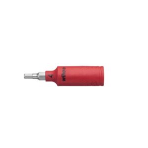 Wiha Nasadka klucza, izolowana sześciokąt wewnętrzny 1/4" 4.0 mm x 65 mm (43110)